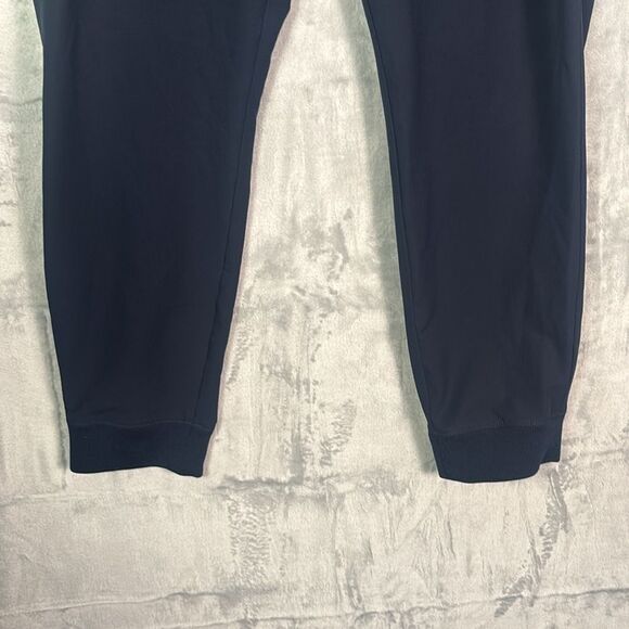Never Not Hustling Navy Men’s Joggers Elastic Ankle Athletic Pants Size Large - Picture 4 of 10